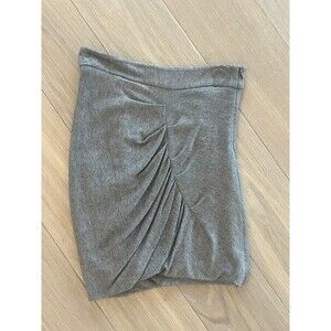 Thakoon Addition  Asymmetrical Mini Skirt Gray Size 2
